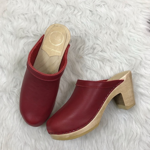 No. 6 Old School high heel clogs - Picture 2 of 11